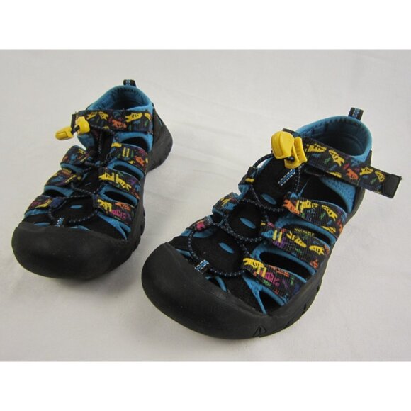 Keen Youth Size 4Y Newport Waterproof Strap Tie Multicolor Sandals - Picture 1 of 12
